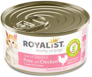 Royalist Pate Kitten Tavuklu Ezme 80 gr Kedi Maması kullananlar yorumlar